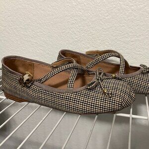 Circus NY by SAM EDEMAN ~ Zuri Flats in Black Natural Multi / Size 7M